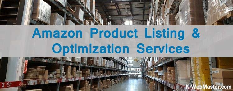 Amazon Product Listing and Optimization Services 